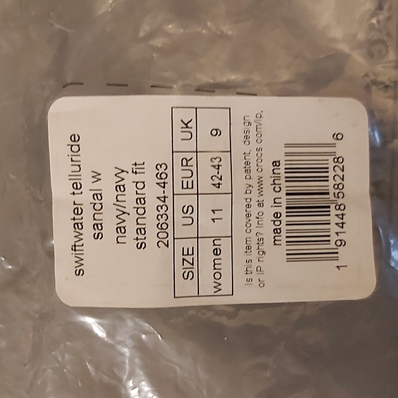 CROCS 11W Navy Swiftwater Telluride -- - -PayPal payment ONLY - Picture 3 of 4